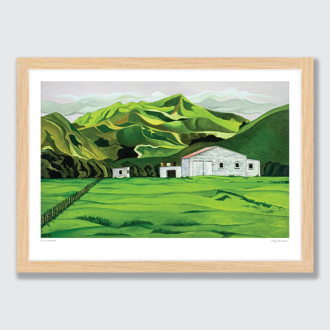 Up The Paraparas Art Print by Guy Harkness