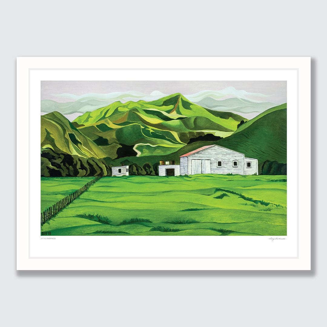 Up The Paraparas Art Print by Guy Harkness