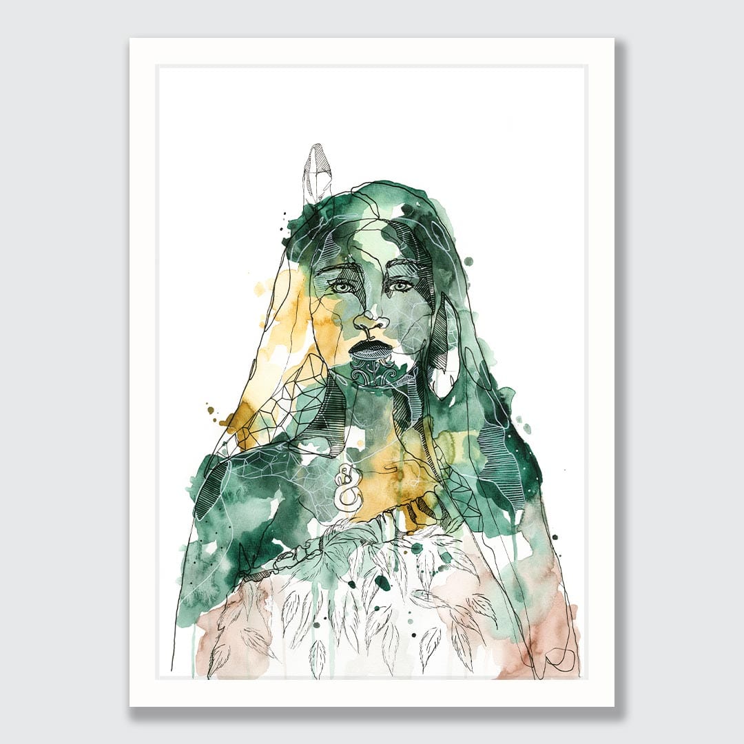Wāhine Art Print by Makus Art