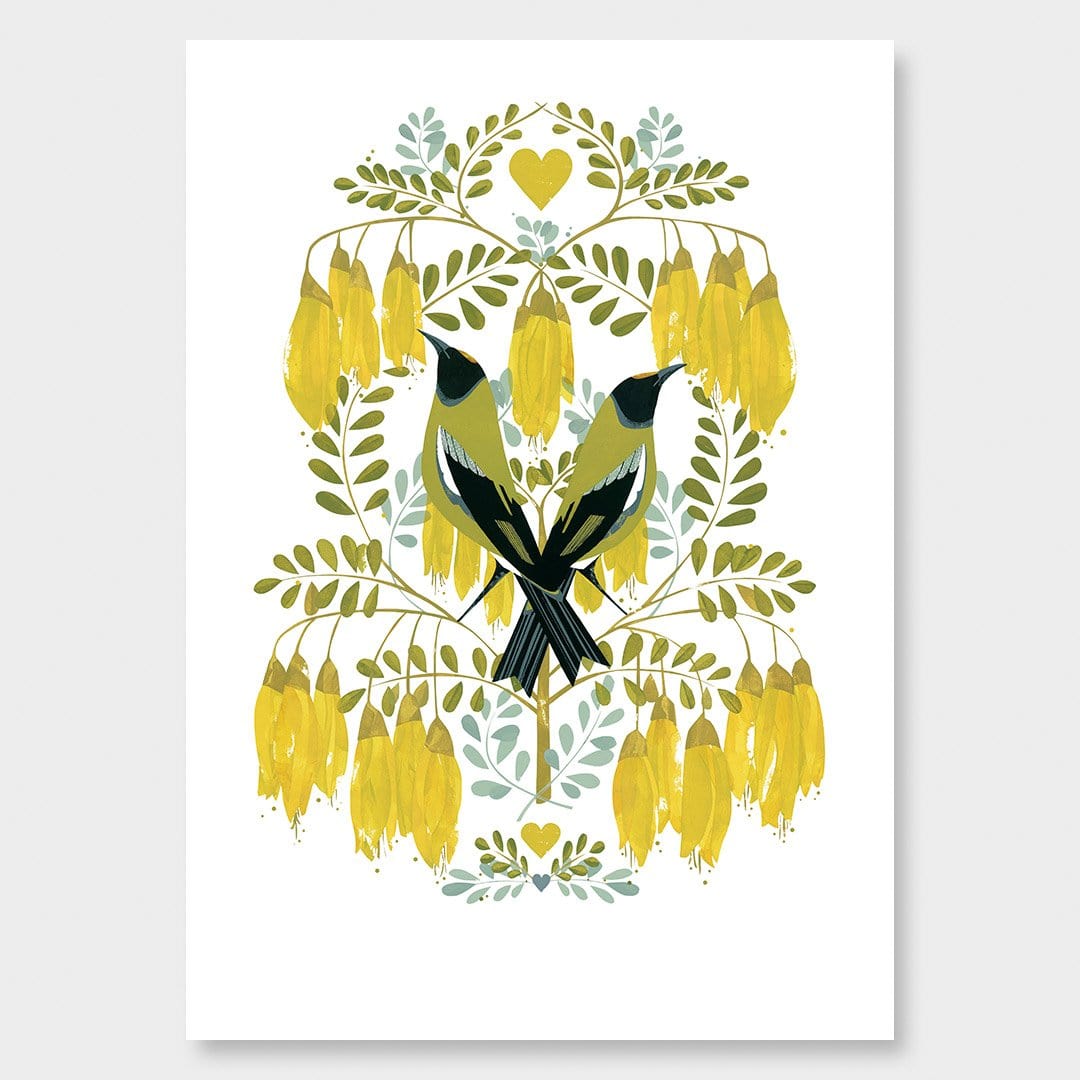 Waiata Aroha Art Print by Holly Roach