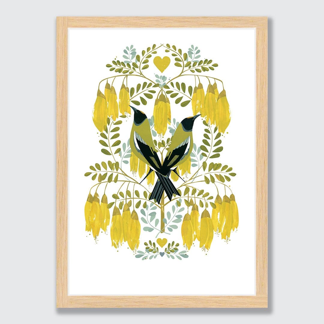 Waiata Aroha Art Print by Holly Roach