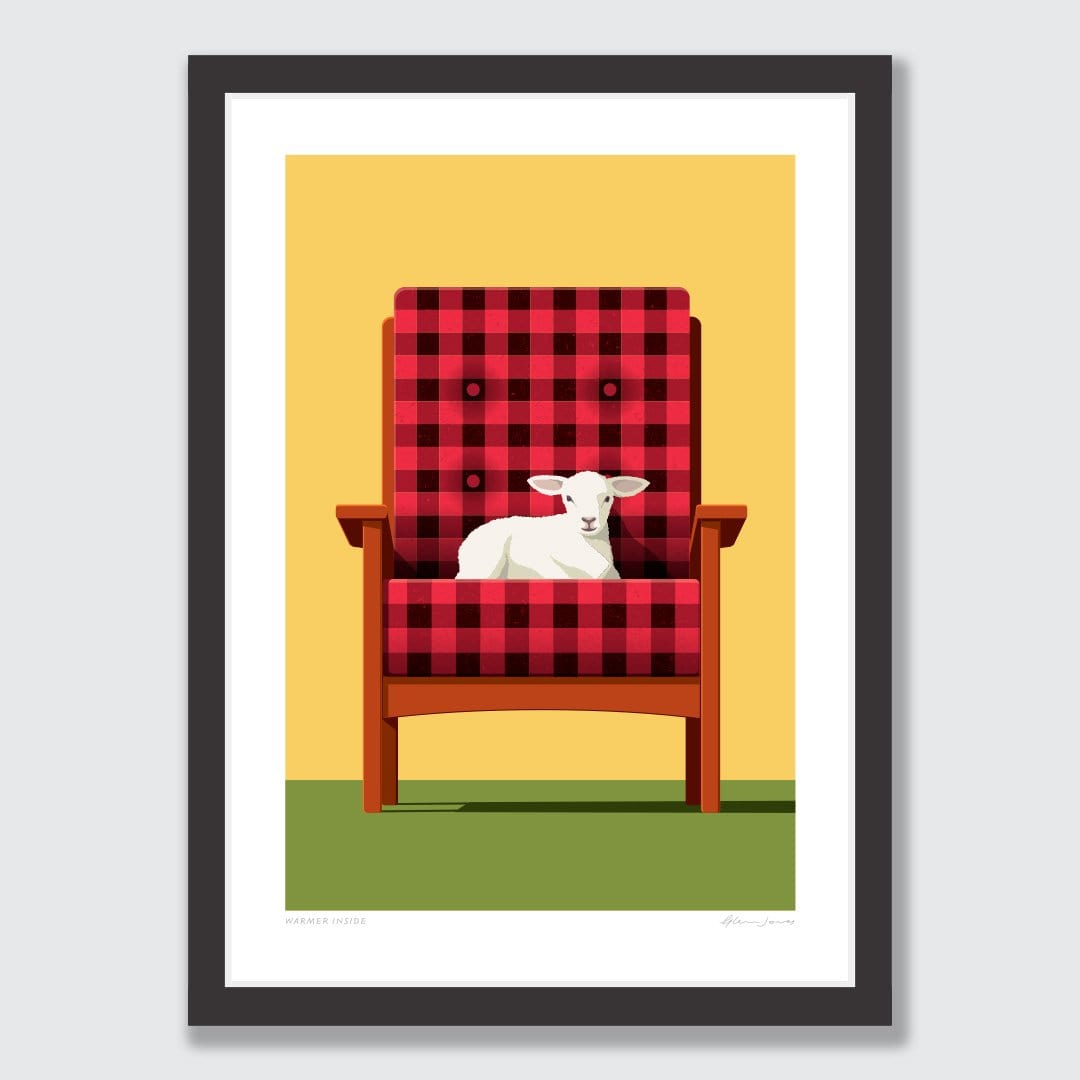 Warmer Inside Art Print by Glenn Jones