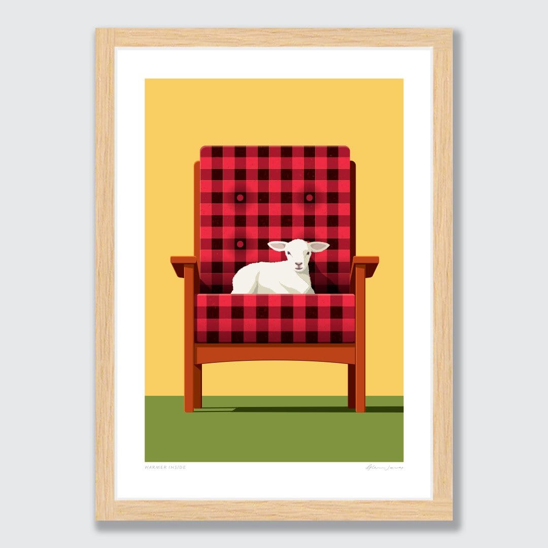Warmer Inside Art Print by Glenn Jones