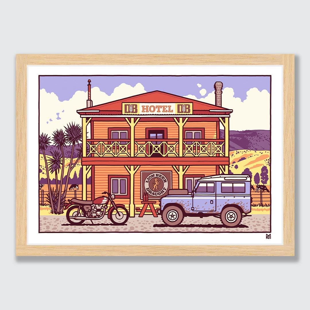 Wasted Days and Wasted Nights Art Print by Ross Murray