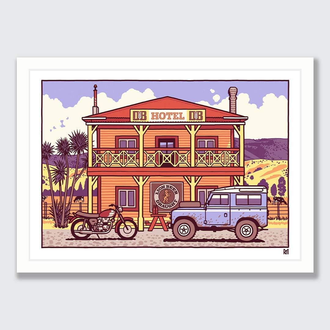 Wasted Days and Wasted Nights Art Print by Ross Murray