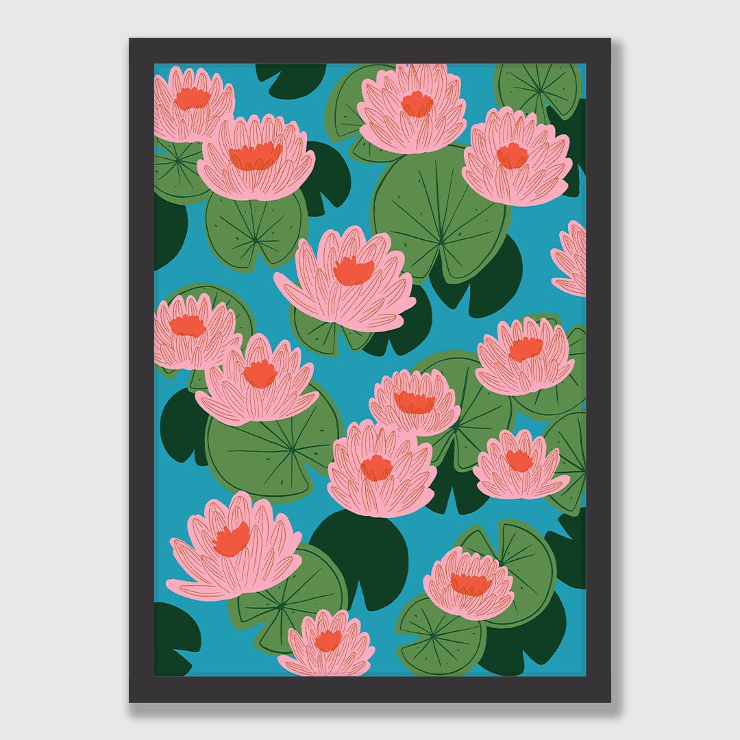 Water Lilies Art Print by Crissie Rodda