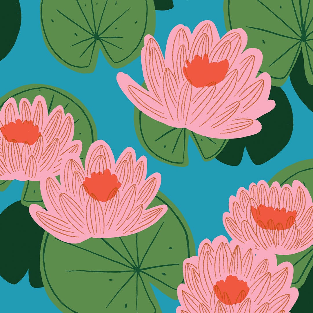 Water Lilies Art Print by Crissie Rodda