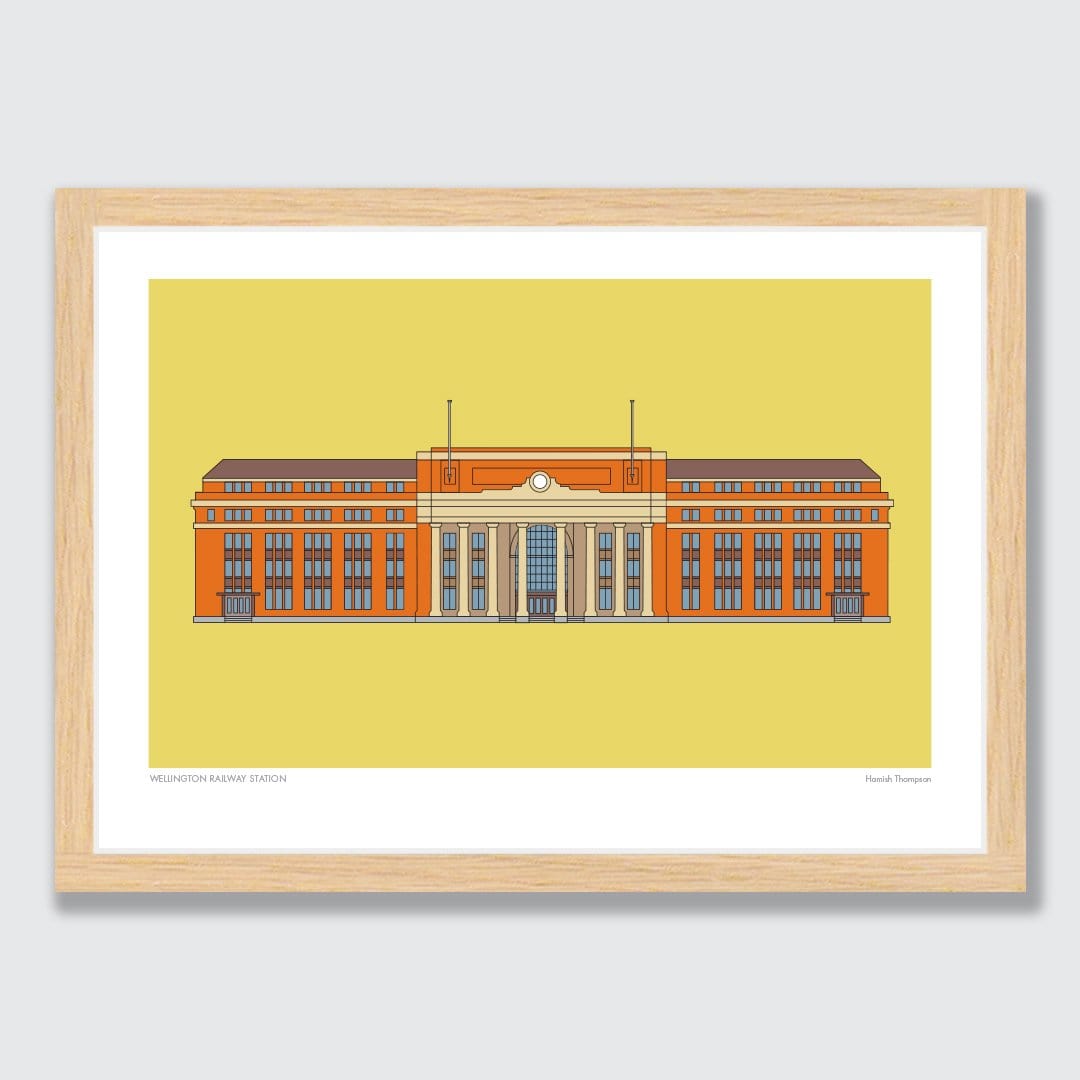 Wellington Railway Station Art Print by Hamish Thompson