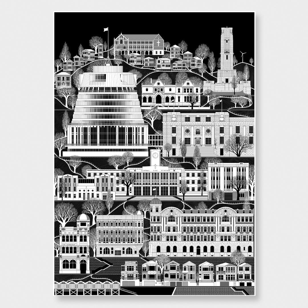 Wellington Reimagined Art Print by Glenn Mulholland