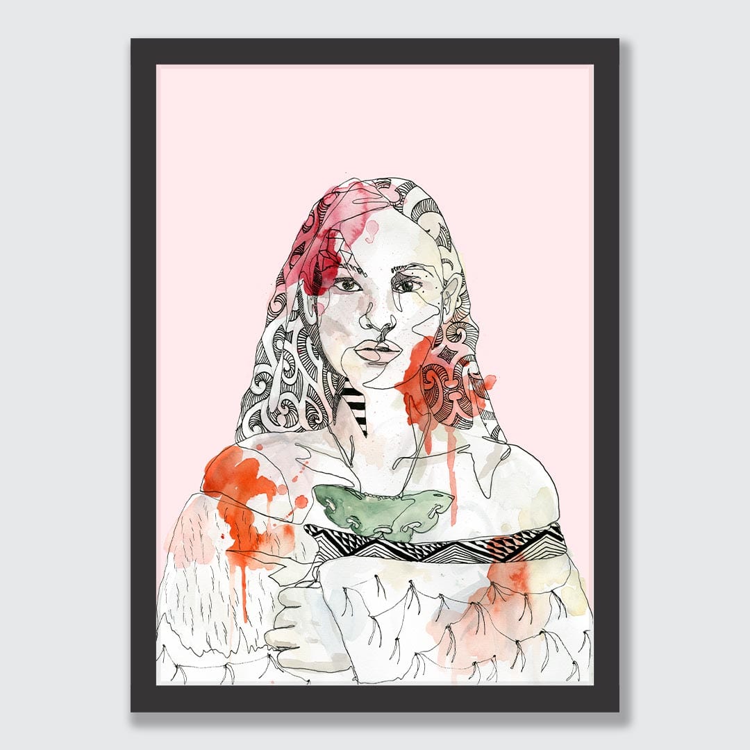 Whakahī Art Print by Makus Art