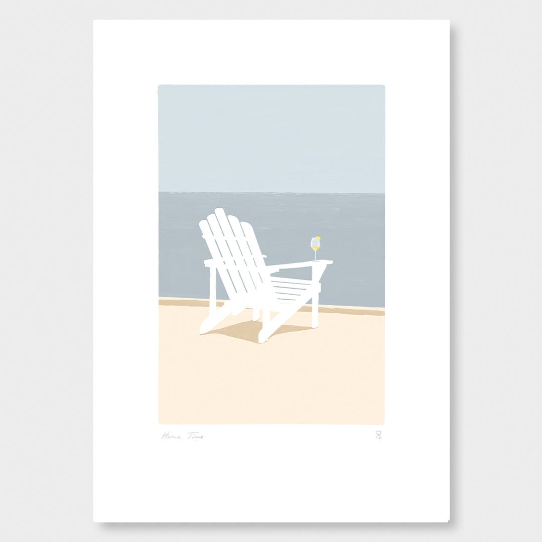 Adirondack Chair Art Print by Home Time
