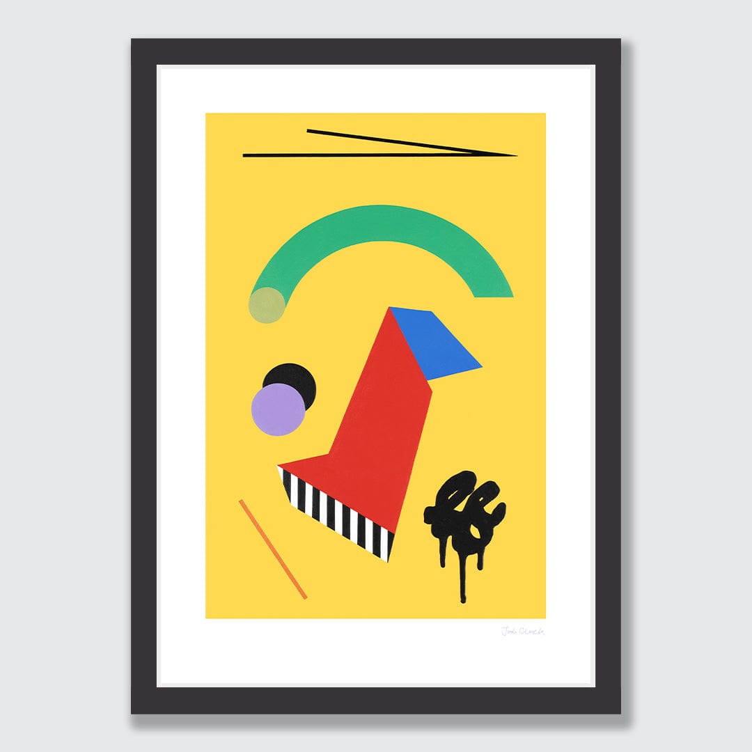Ambient Yellow Art Print by Jodi Clark