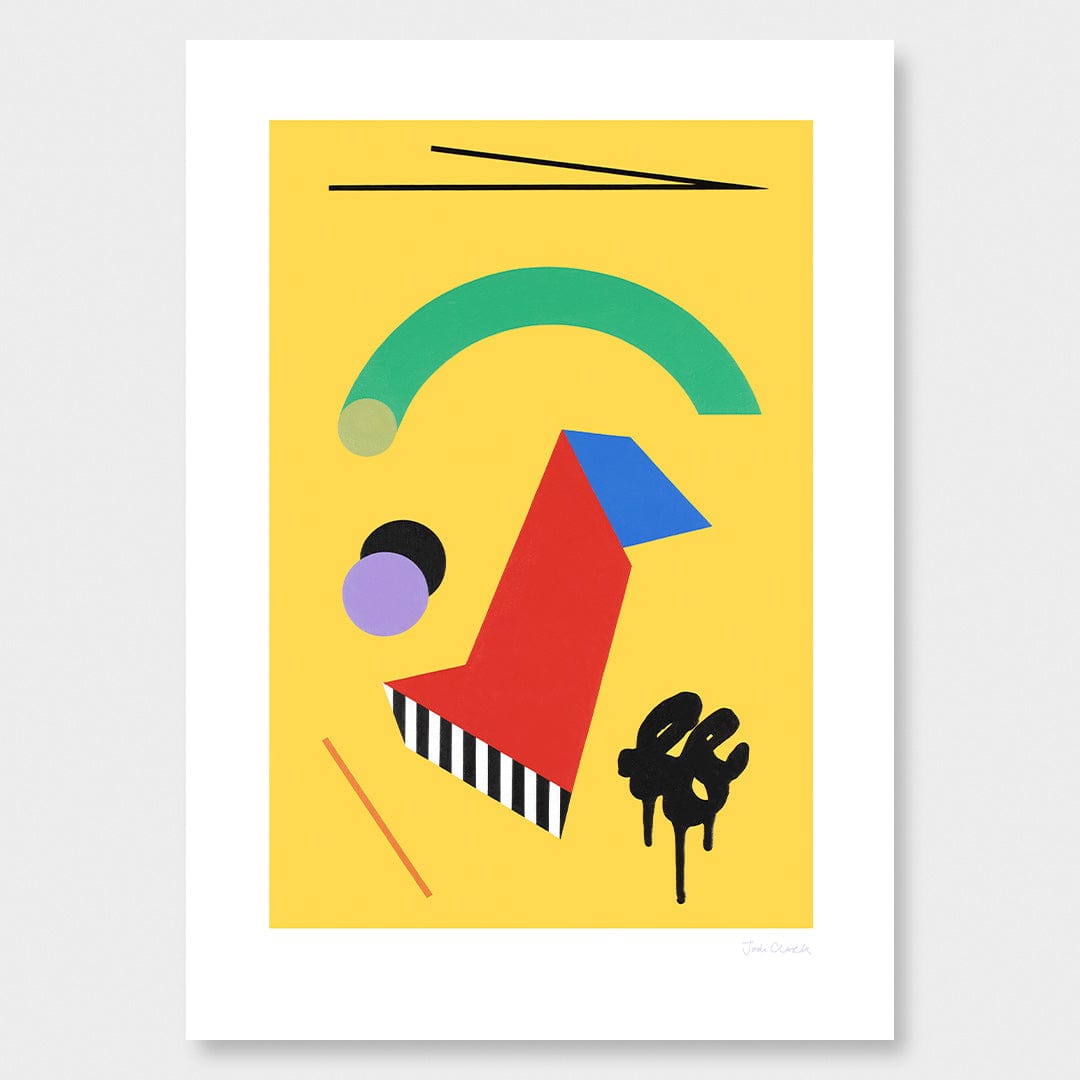 Ambient Yellow Art Print by Jodi Clark