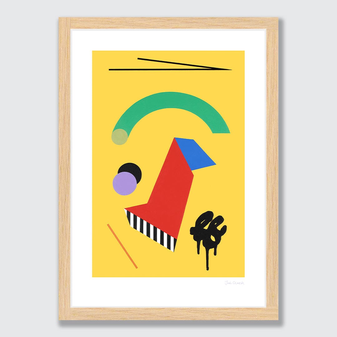 Ambient Yellow Art Print by Jodi Clark