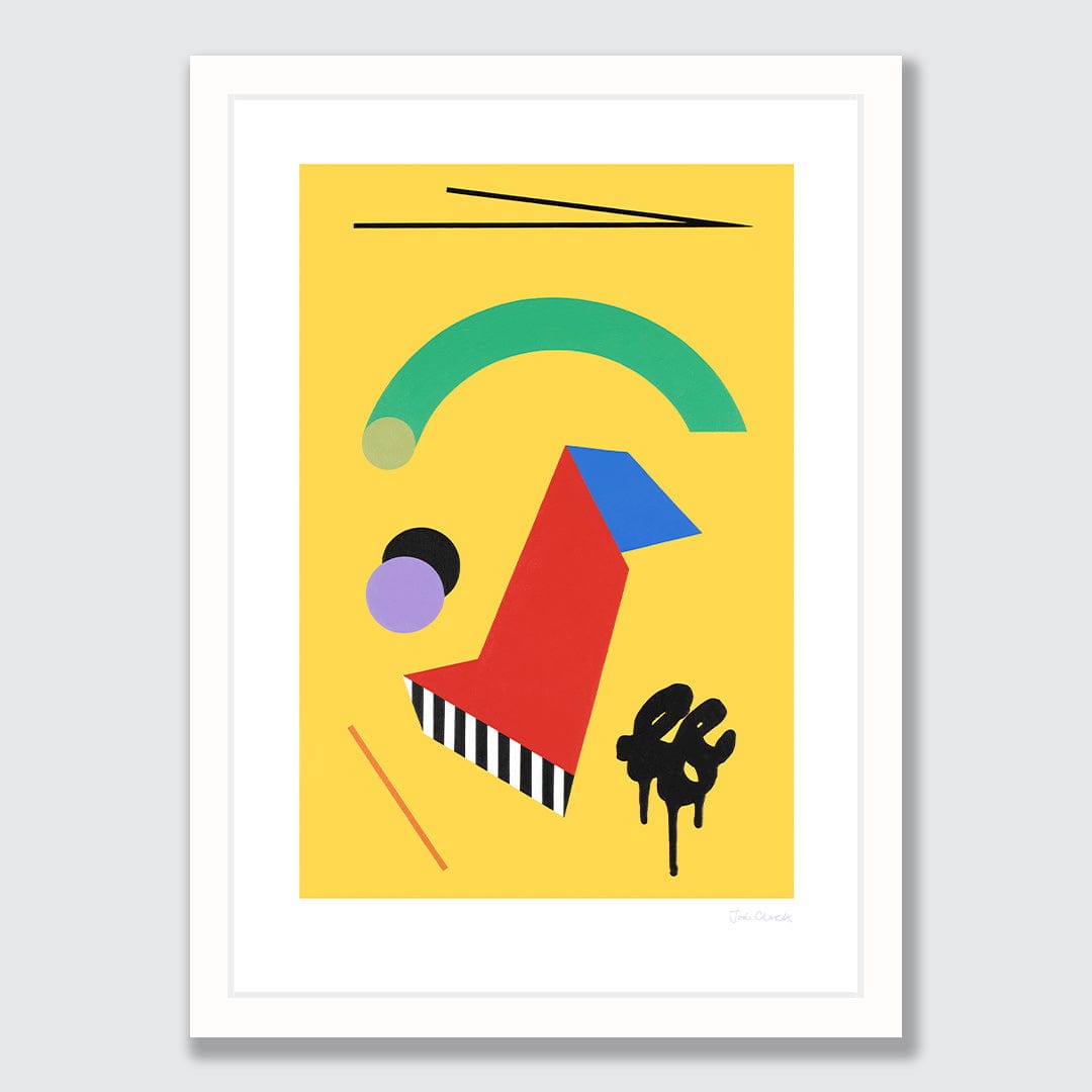 Ambient Yellow Art Print by Jodi Clark