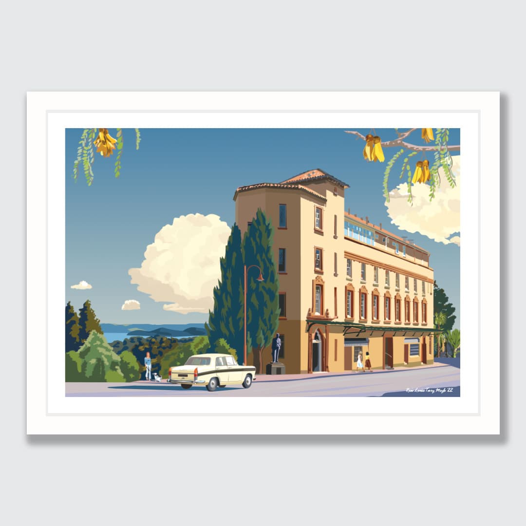 Auckland Lopdell House Art Print by Rosie Louise & Terry Moyle