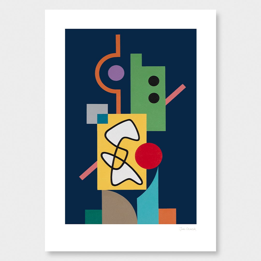 Axon Shuffle Art Print by Jodi Clark