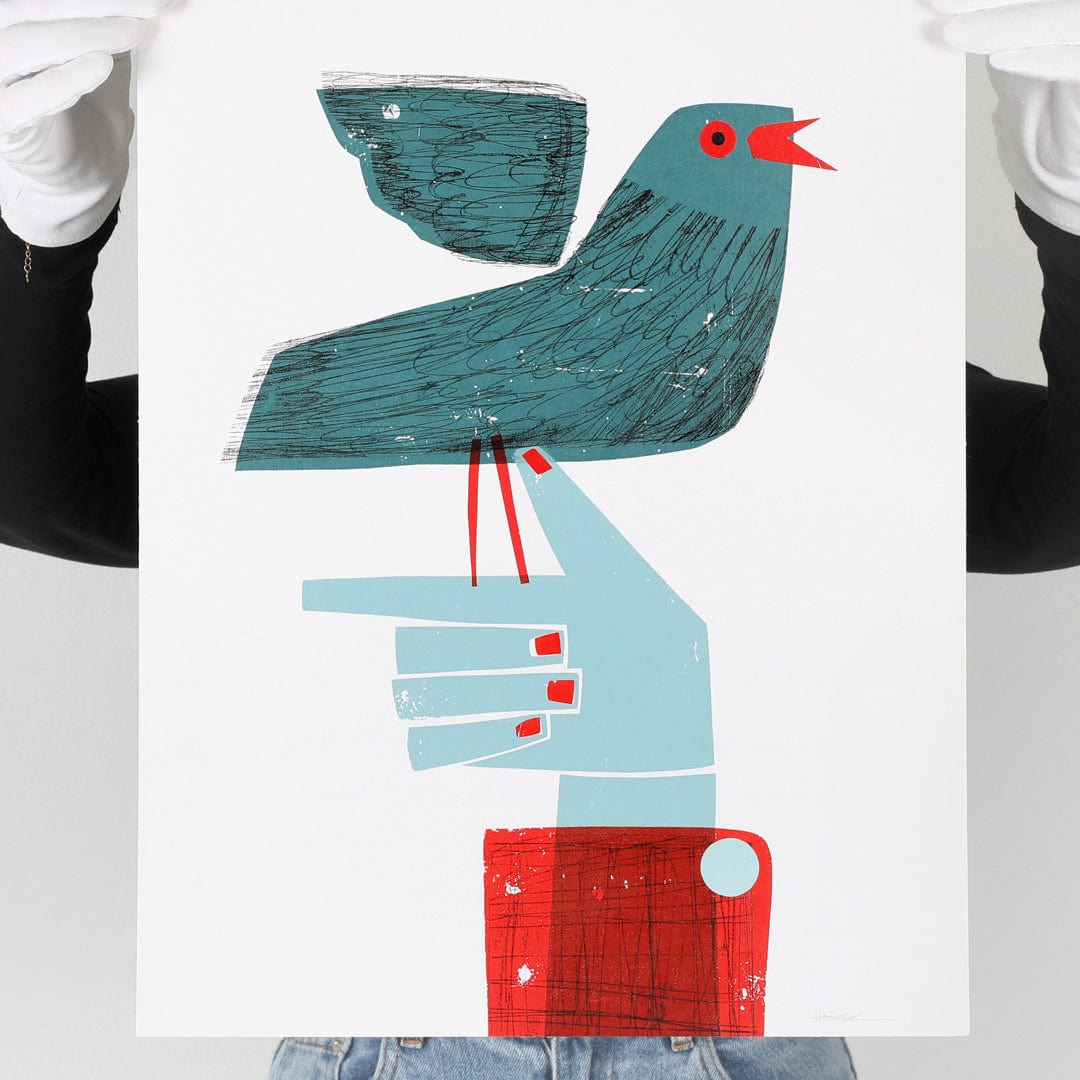 Big Friends #2 Original Artwork by Holly Roach