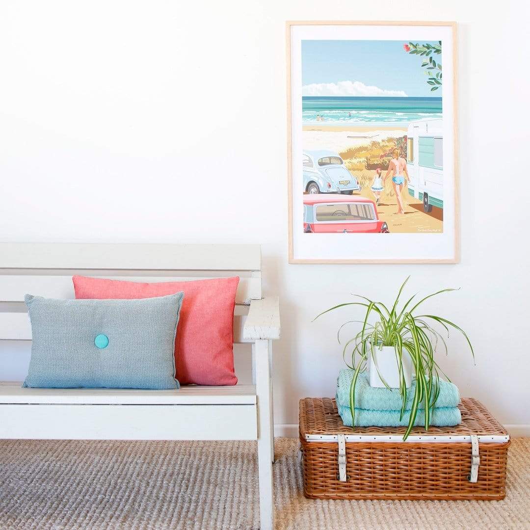 The Caravan Art Print by Contour Creative Studio