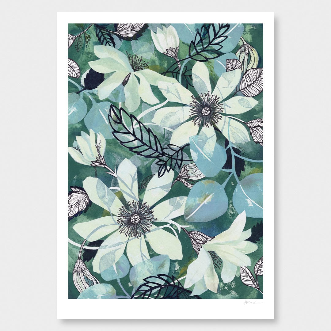 Clematis Art Print by Holly Roach