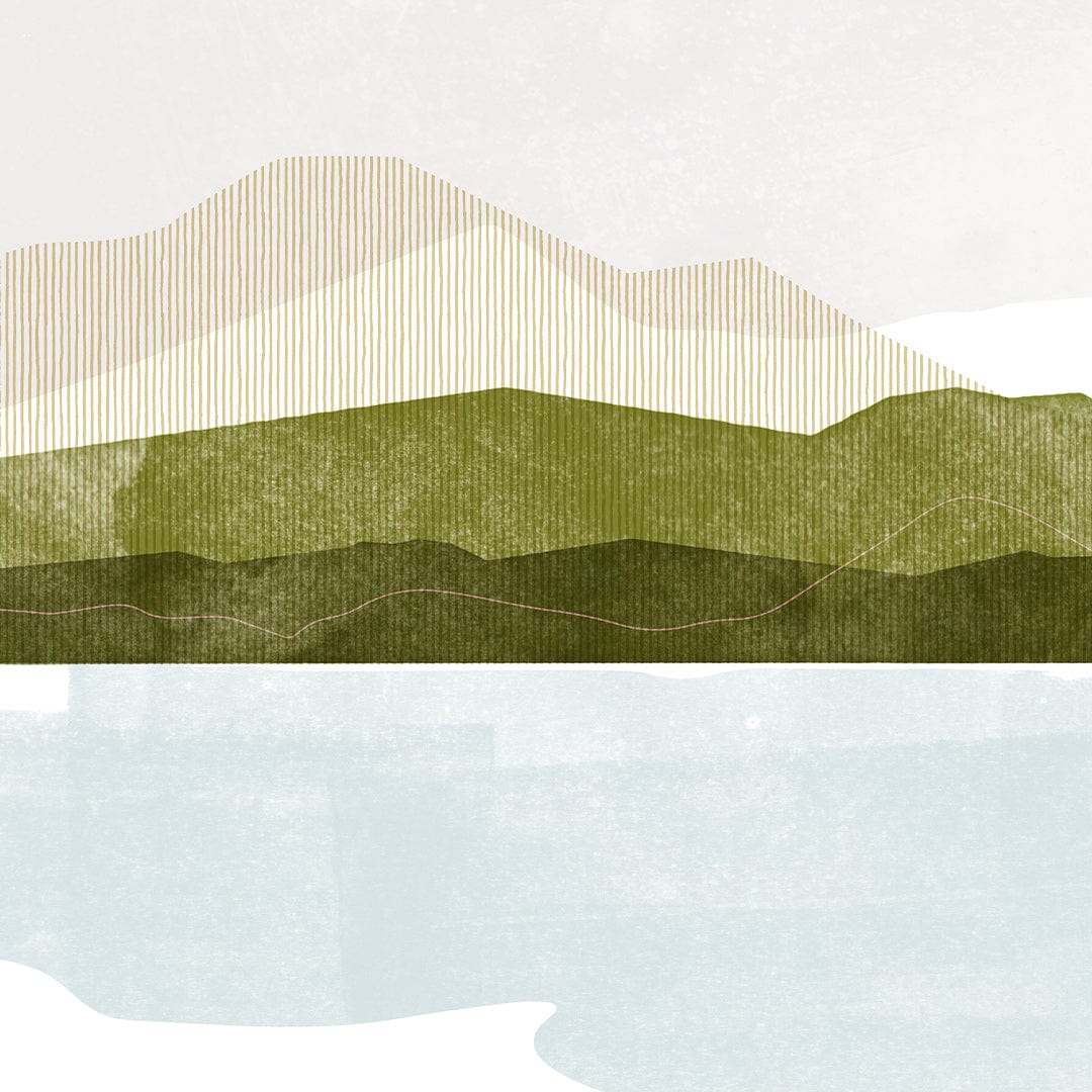 Coastal Lines Art Print by Sarah Parkinson