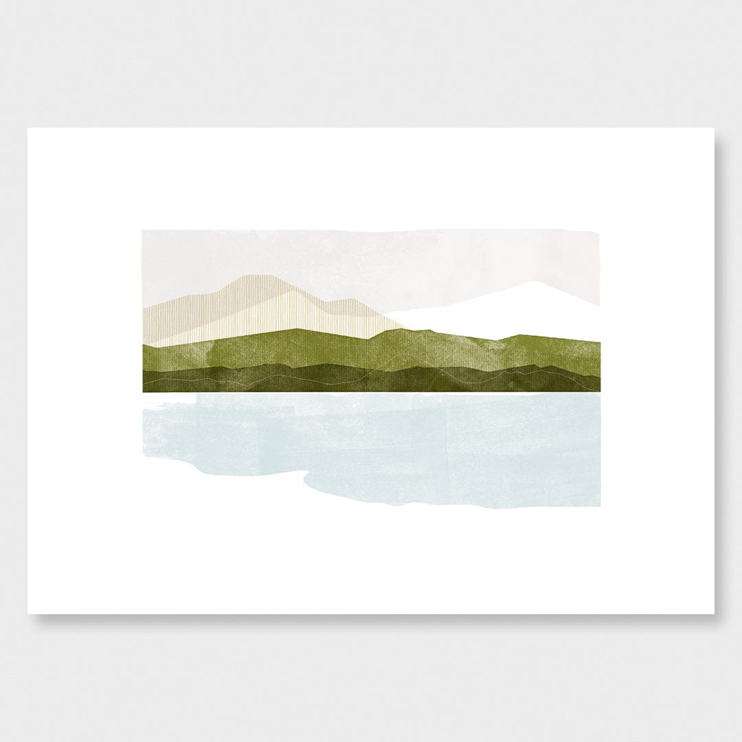 Coastal Lines Art Print by Sarah Parkinson