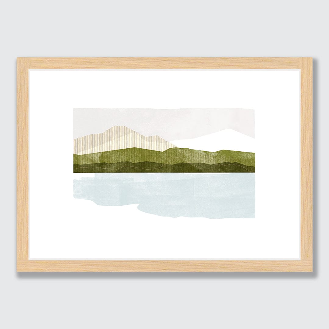 Coastal Lines Art Print by Sarah Parkinson