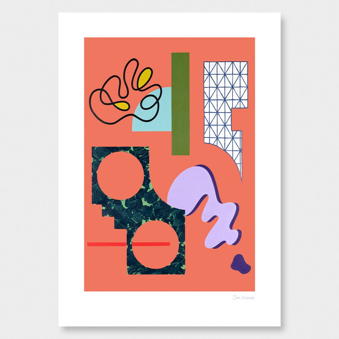 Composition No. 63 Art Print by Jodi Clark