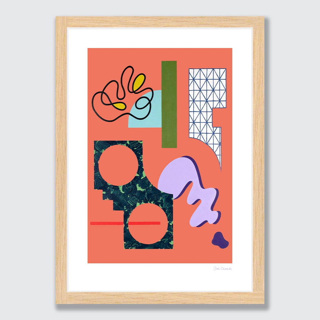 Composition No. 63 Art Print by Jodi Clark