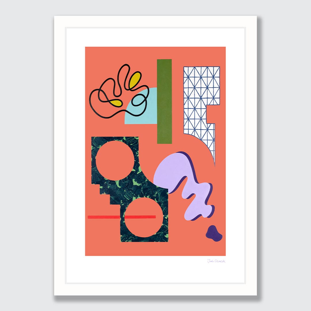 Composition No. 63 Art Print by Jodi Clark