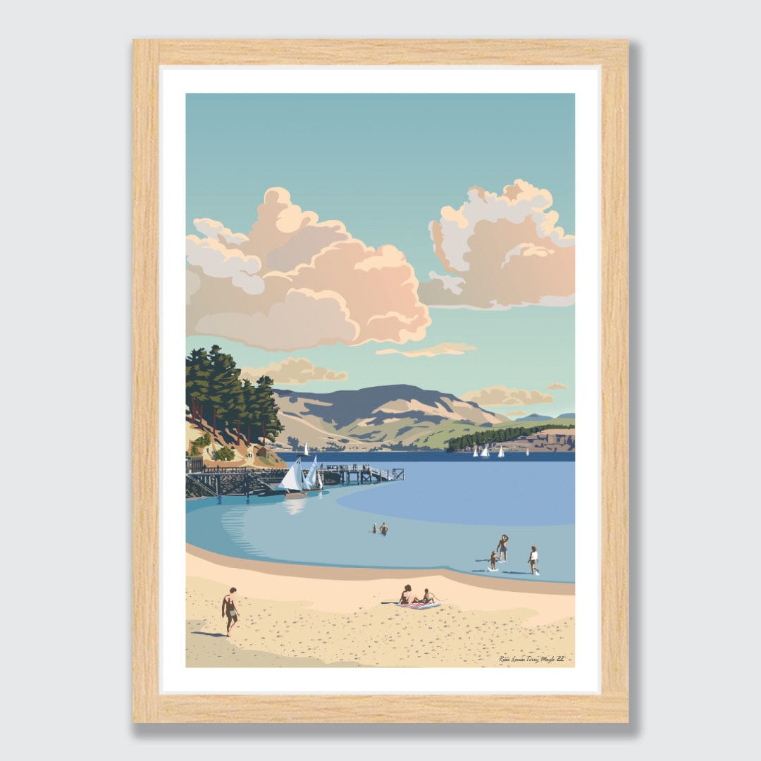 Corsair Bay 1960s Art Print by Rosie Louise & Terry Moyle