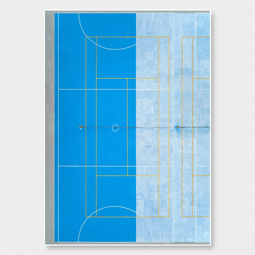 Cyans Photographic Print by Petra Leary