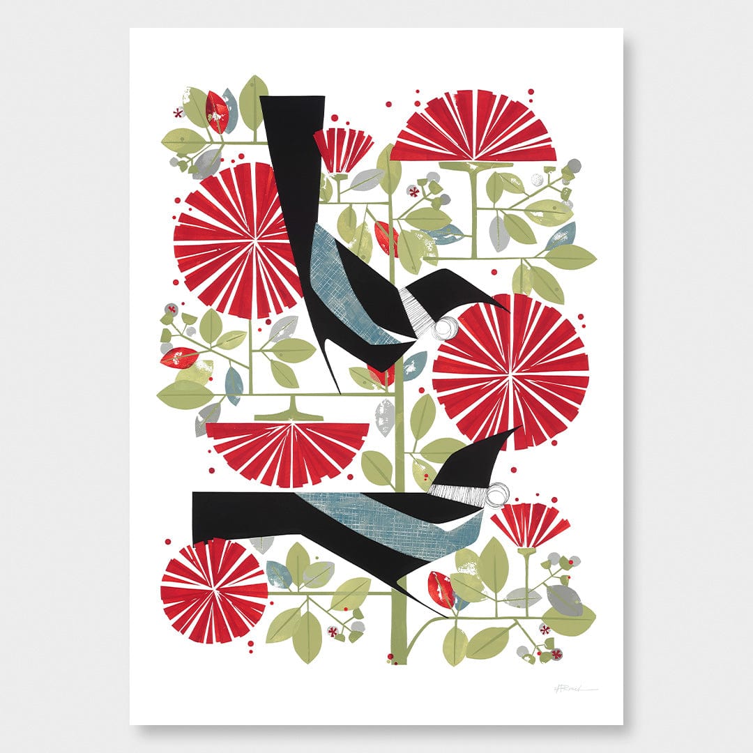 December Art Print by Holly Roach