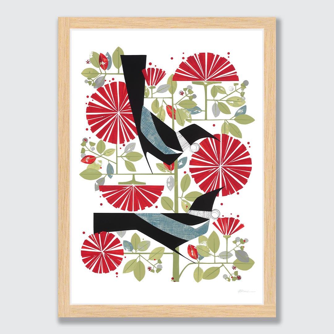 December Art Print by Holly Roach