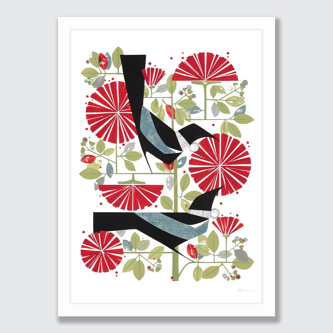 December Art Print by Holly Roach