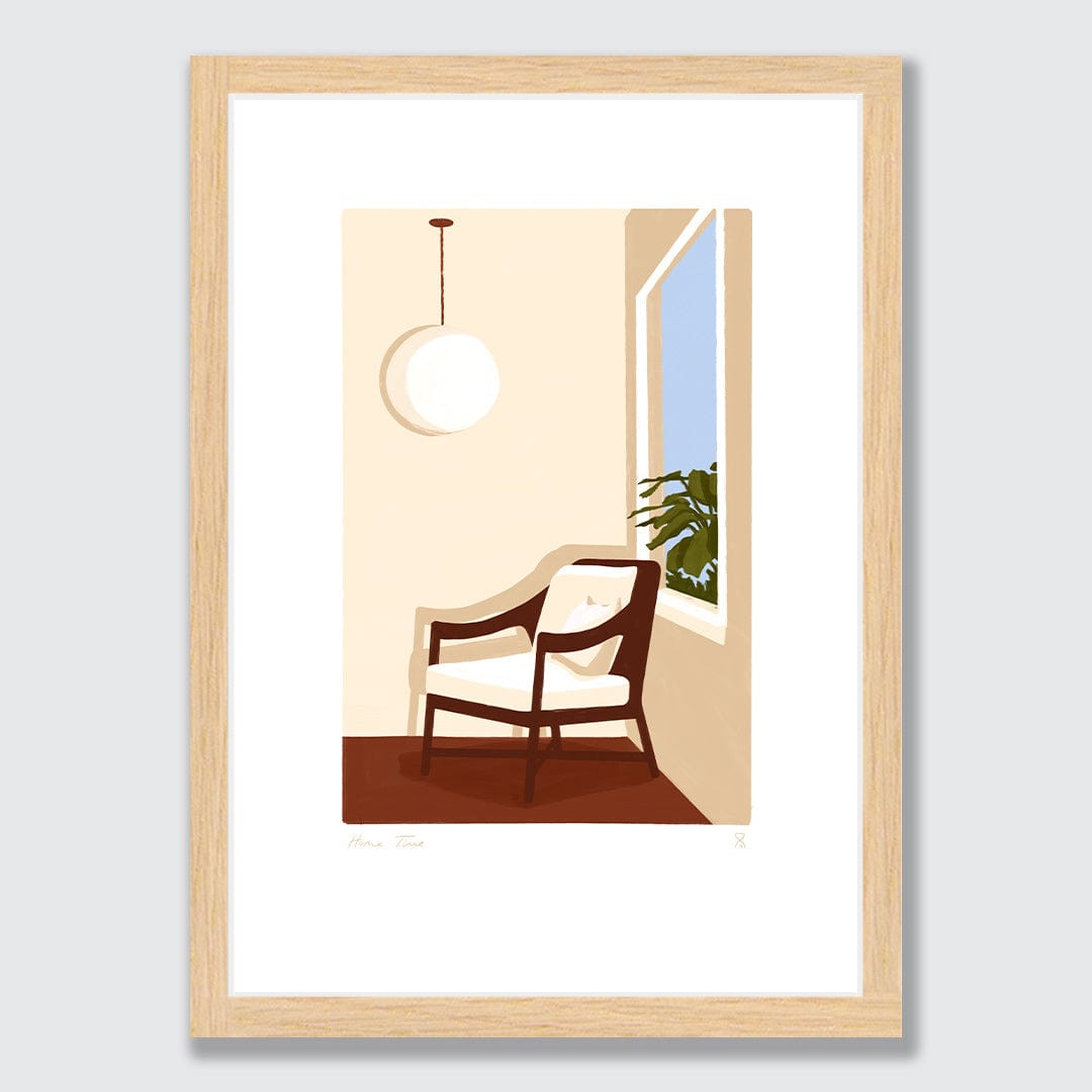 Favourite Chair Art Print by Home Time