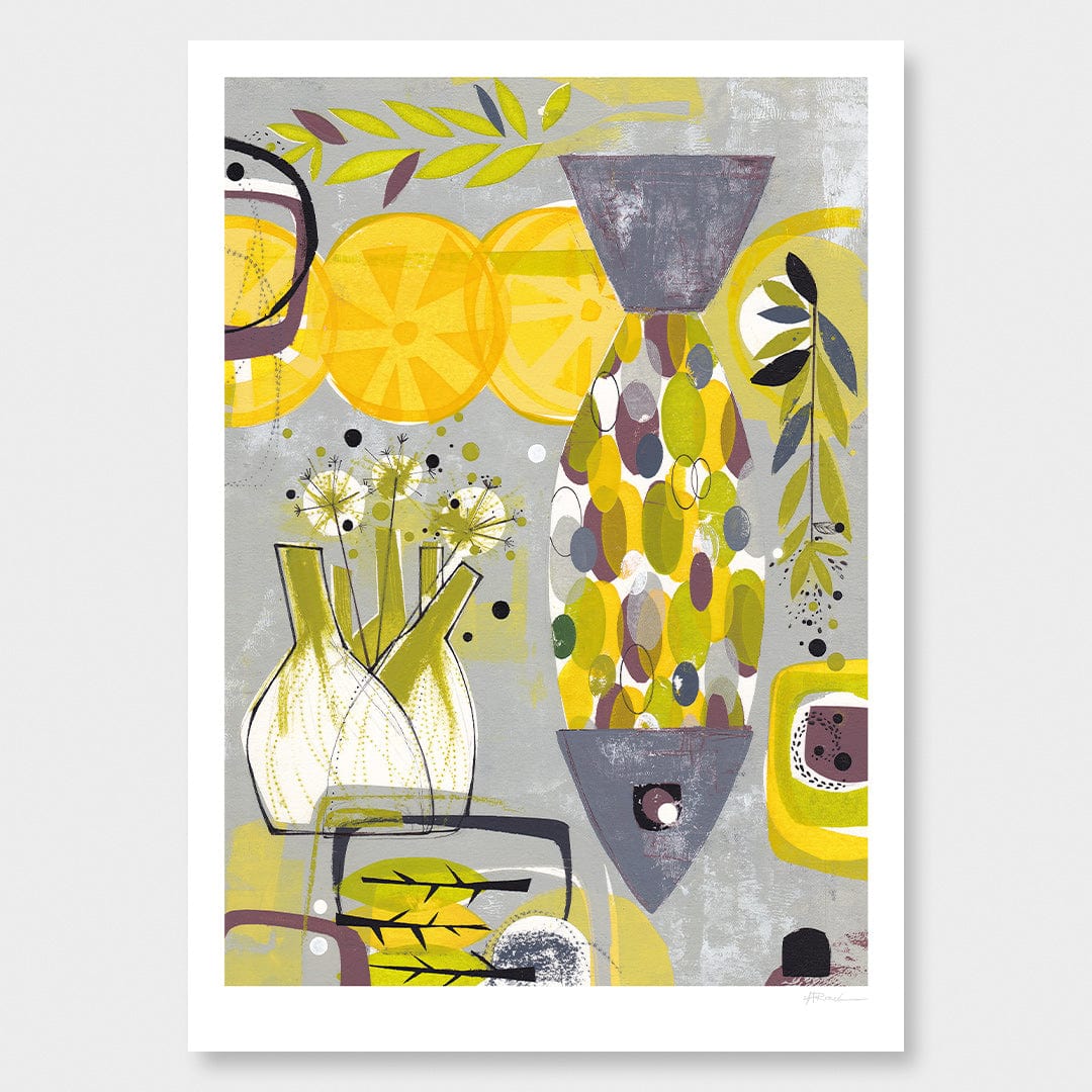 Fish & Fennel Art Print by Holly Roach