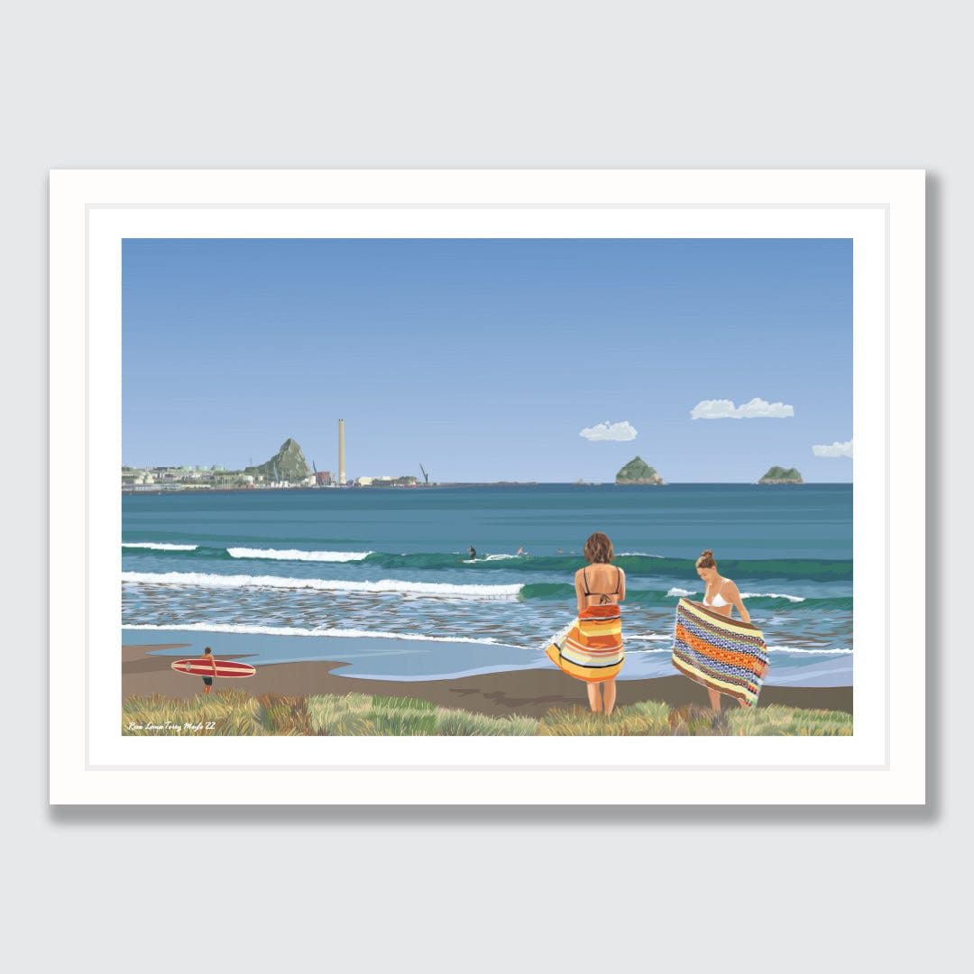 Fitzroy Beach Surf Art Print by Rosie Louise & Terry Moyle