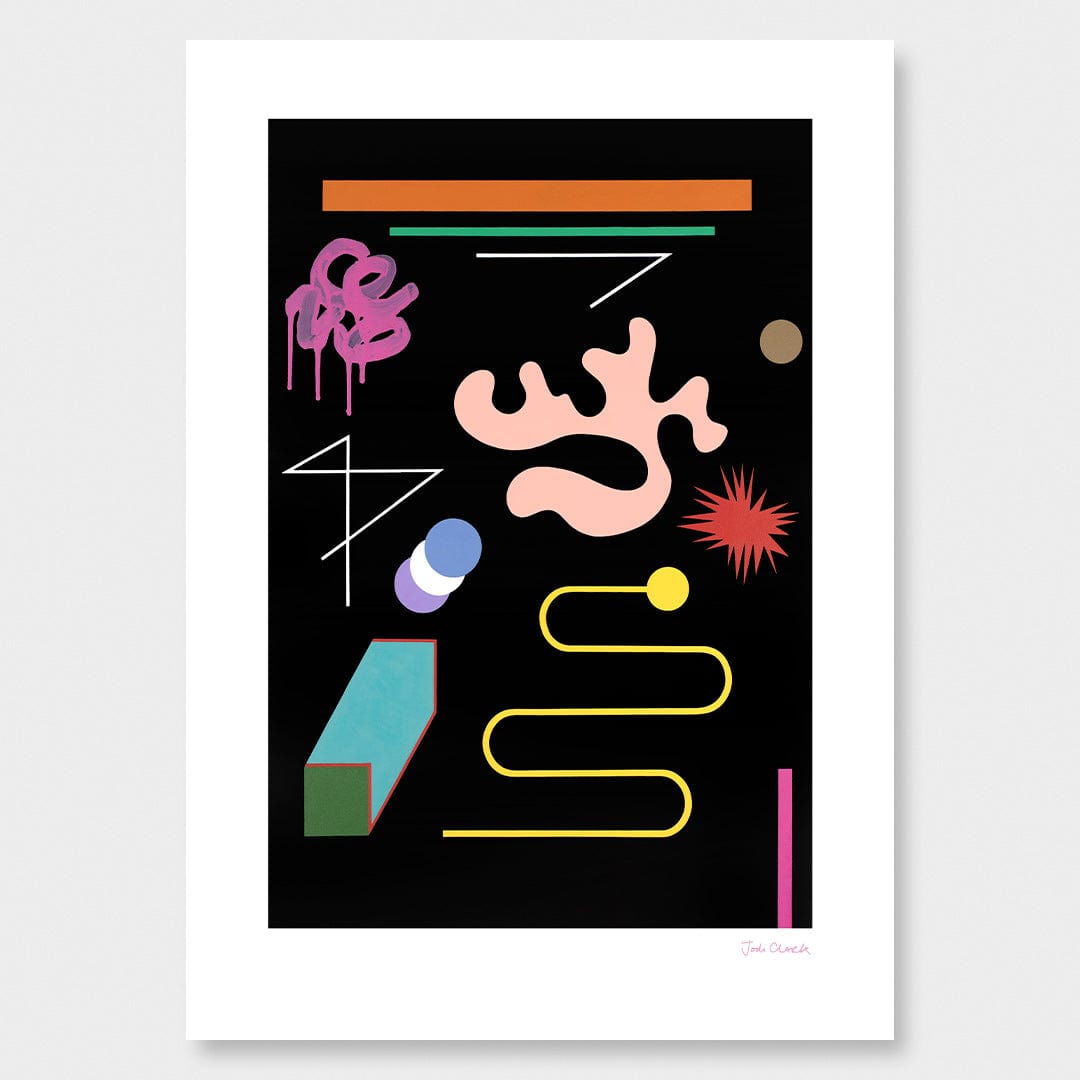 Flash Bulb Art Print by Jodi Clark