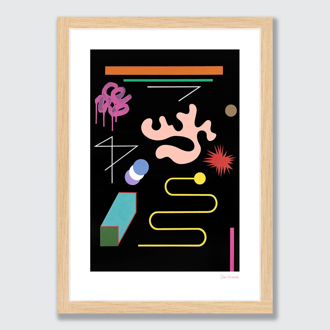 Flash Bulb Art Print by Jodi Clark