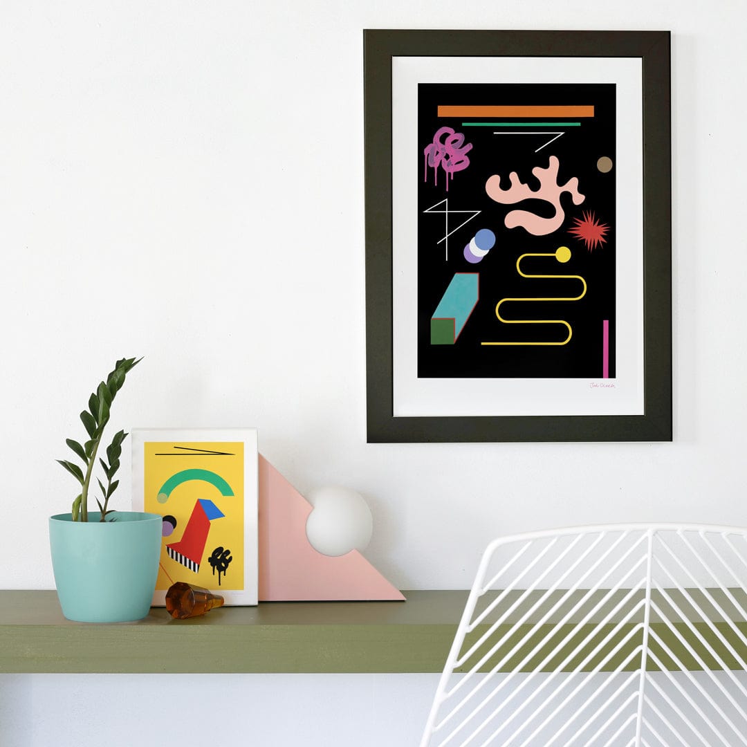 Flash Bulb Art Print by Jodi Clark