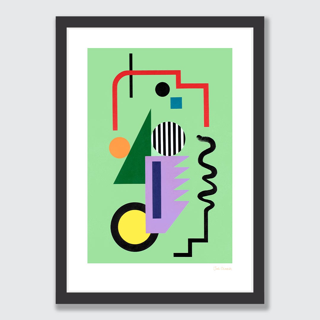 Green Ensemble Art Print by Jodi Clark