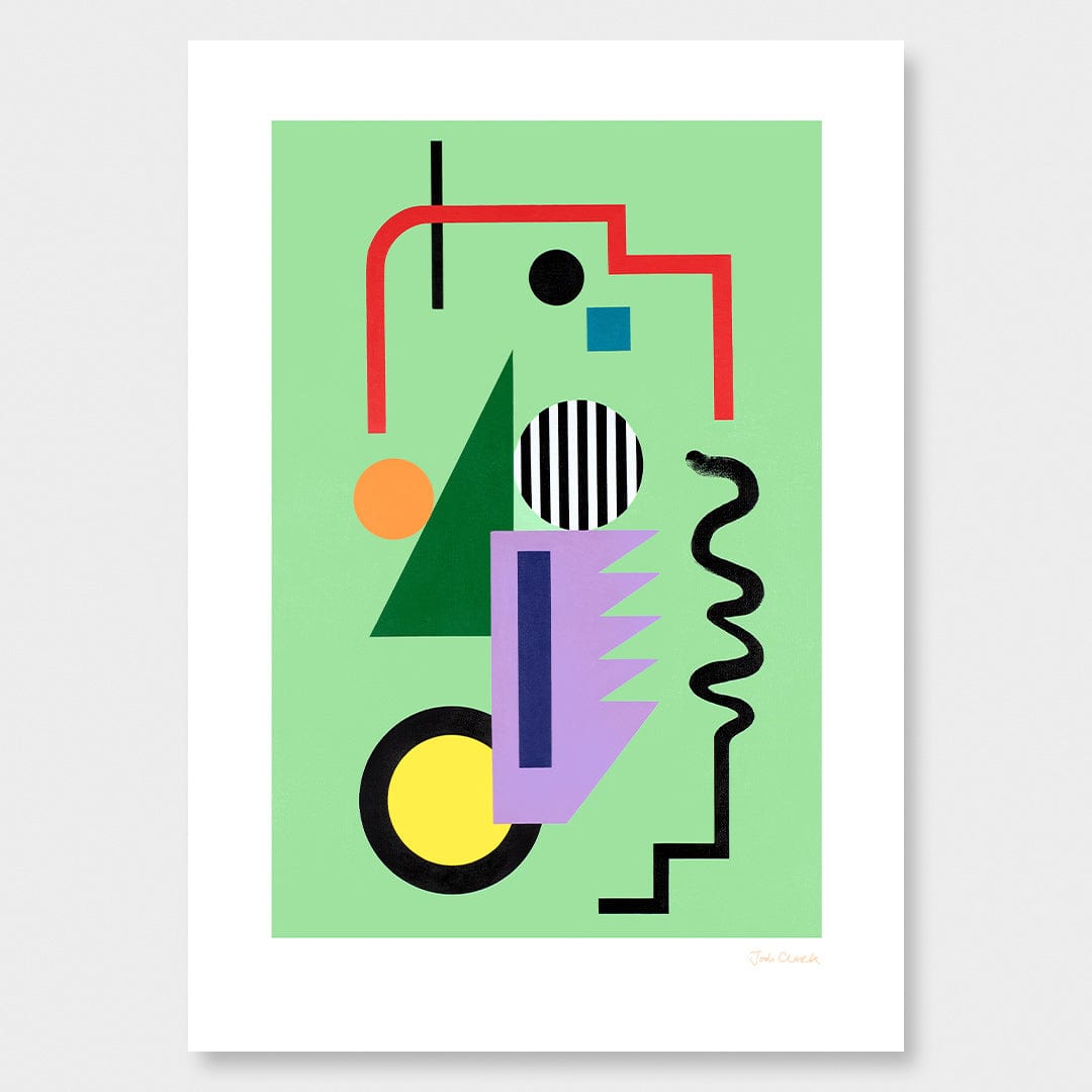 Green Ensemble Art Print by Jodi Clark