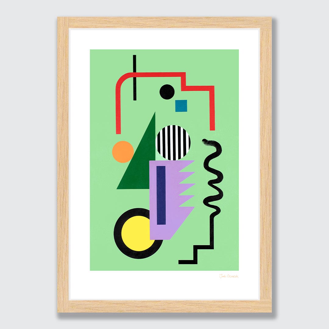 Green Ensemble Art Print by Jodi Clark