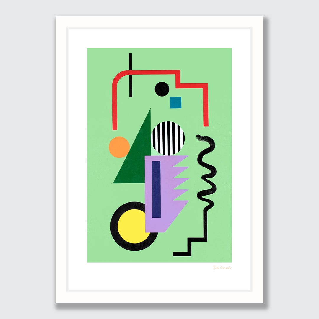 Green Ensemble Art Print by Jodi Clark