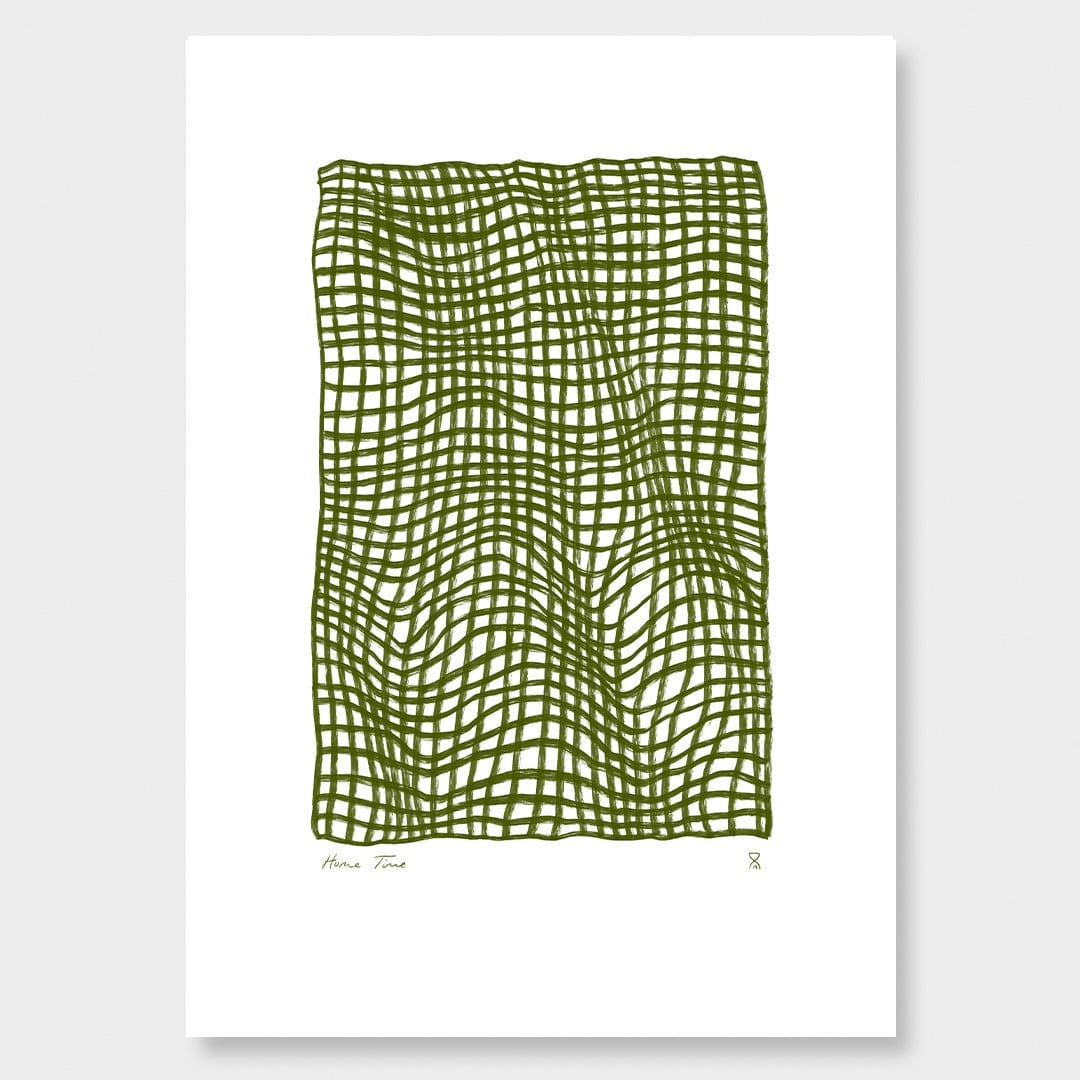 Olive Throw Art Print by Home Time