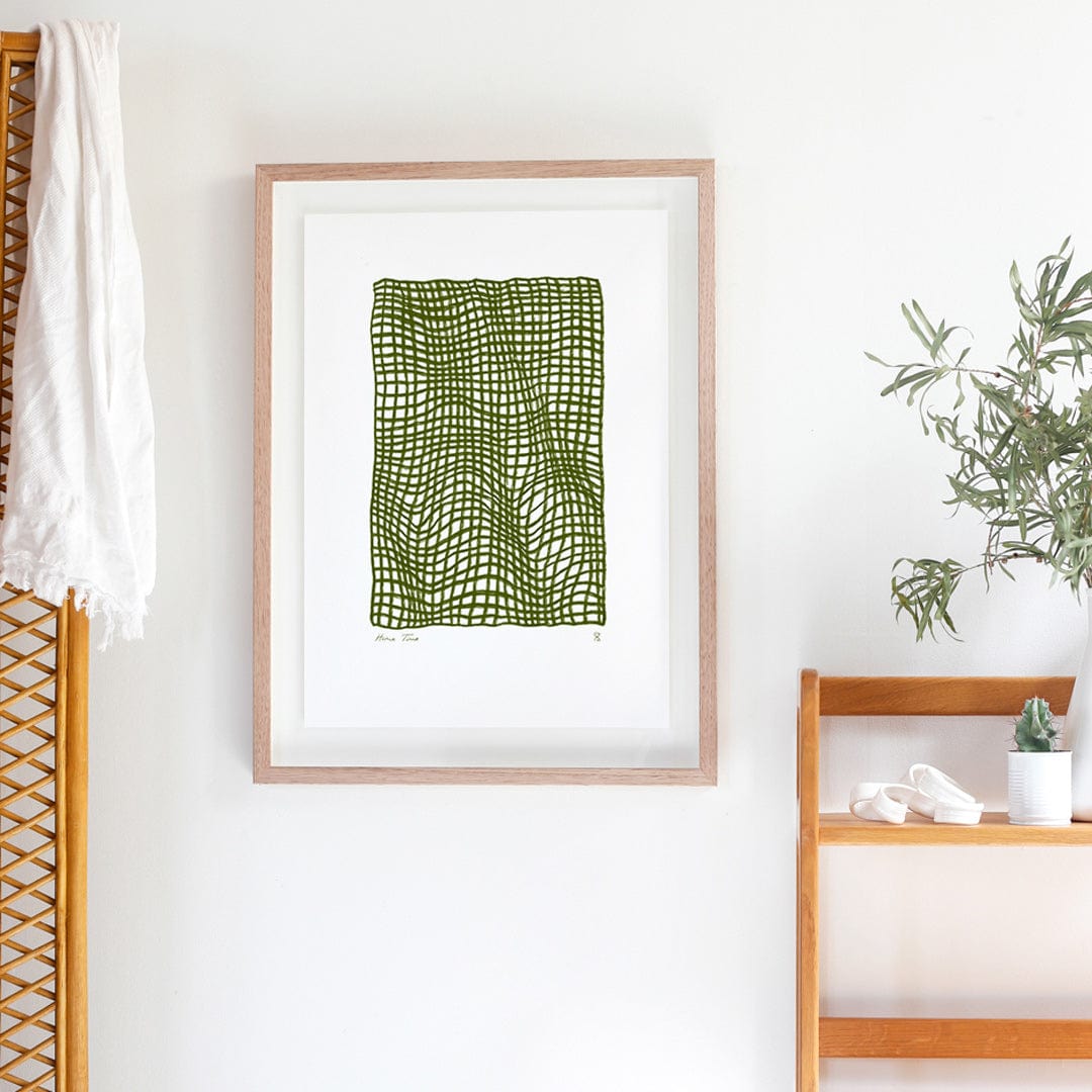 Olive Throw Art Print by Home Time