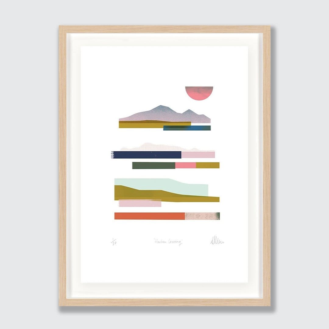 Harbour Crossing Limited Edition Art Print by Sarah Parkinson