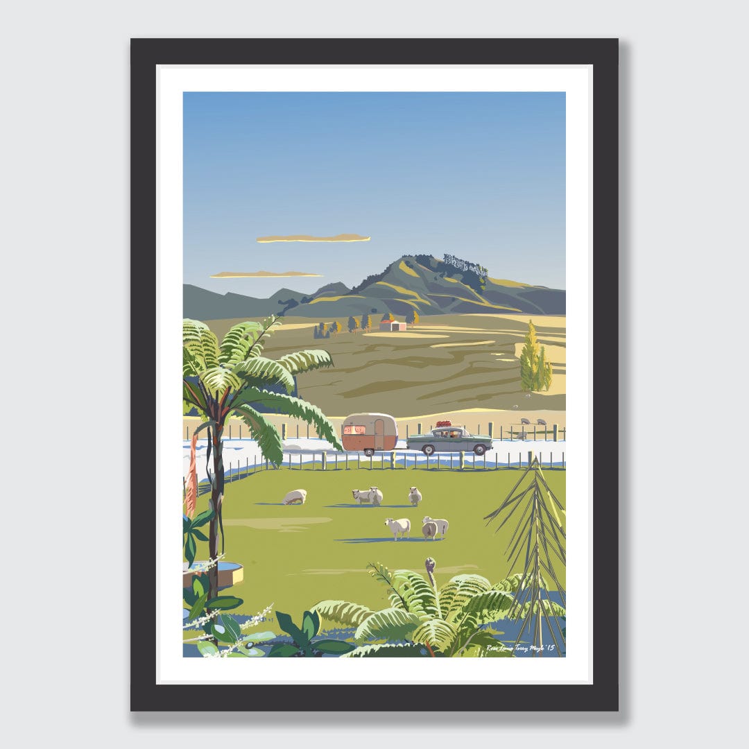 Heading North (Wellsford) Art Print by Rosie Louise & Terry Moyle