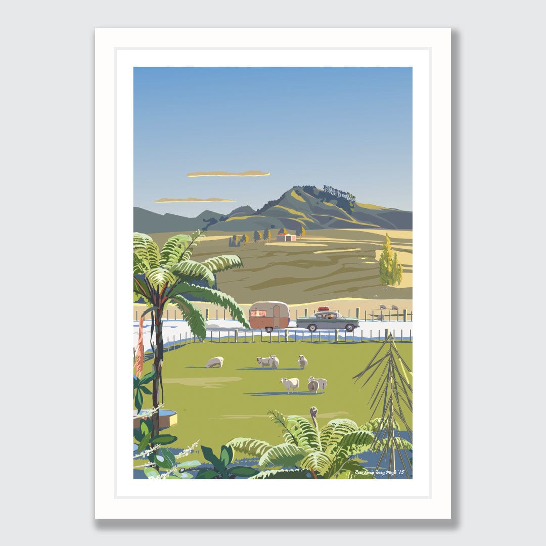 Heading North (Wellsford) Art Print by Rosie Louise & Terry Moyle